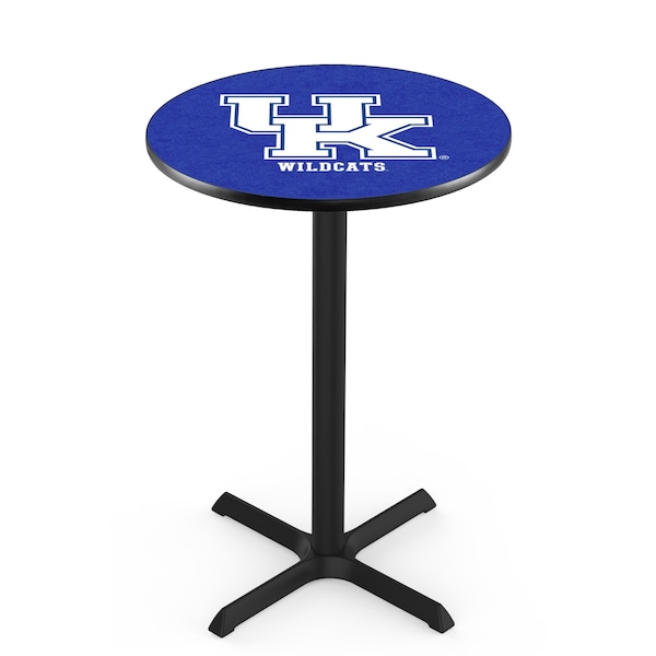 42" Blk Wrinkle Kentucky "UK" Pub Table